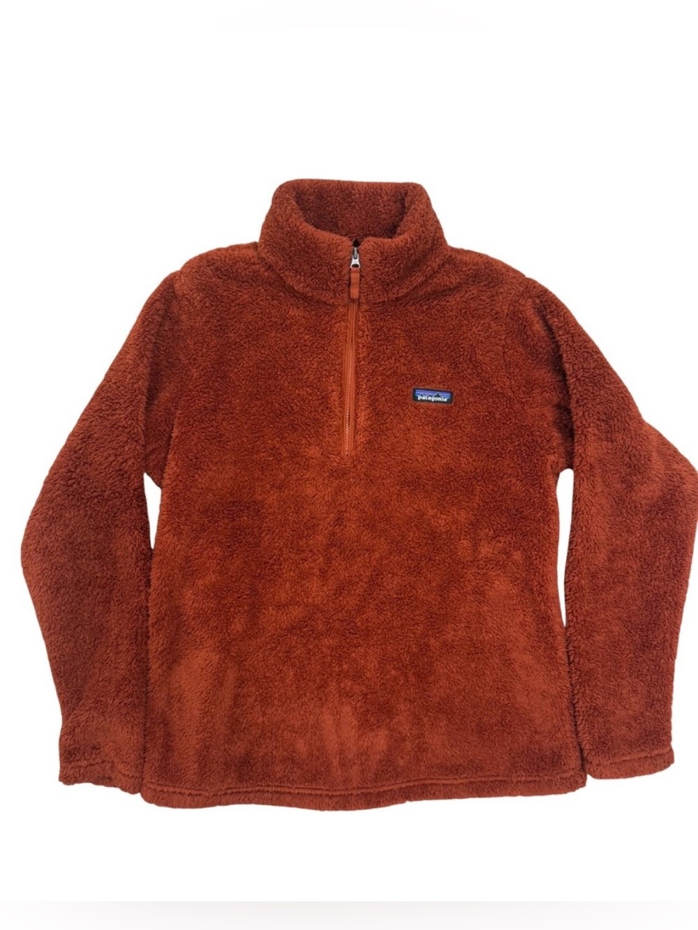 Paragonia Women’s Los Gatos Fleece 1/4 Zip Pullover - Rust Orange
